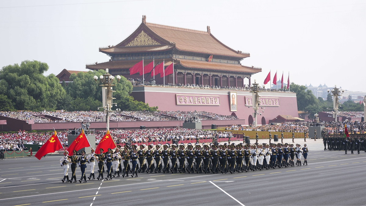 紀念中國人民抗日戰(zhàn)爭暨世界反法西斯戰(zhàn)爭勝利80周年大會在京舉行