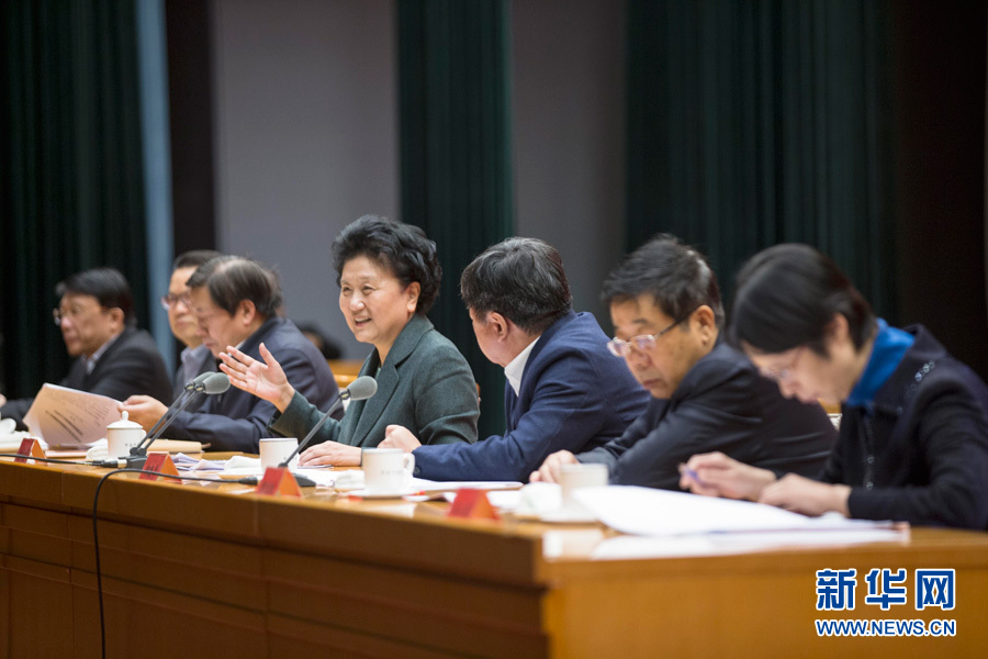 1月16日，中共中央政治局委員、國務(wù)院副總理劉延?xùn)|在北京出席“加強和改進新形勢下高校思想政治工作專題研討班”開班式。 新華社記者崔新鈺 攝