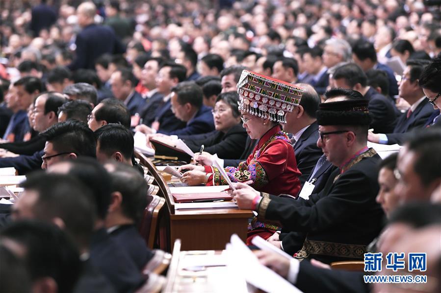 （兩會(huì)·政協(xié)開幕·XHDW）（13）全國(guó)政協(xié)十三屆二次會(huì)議在京開幕