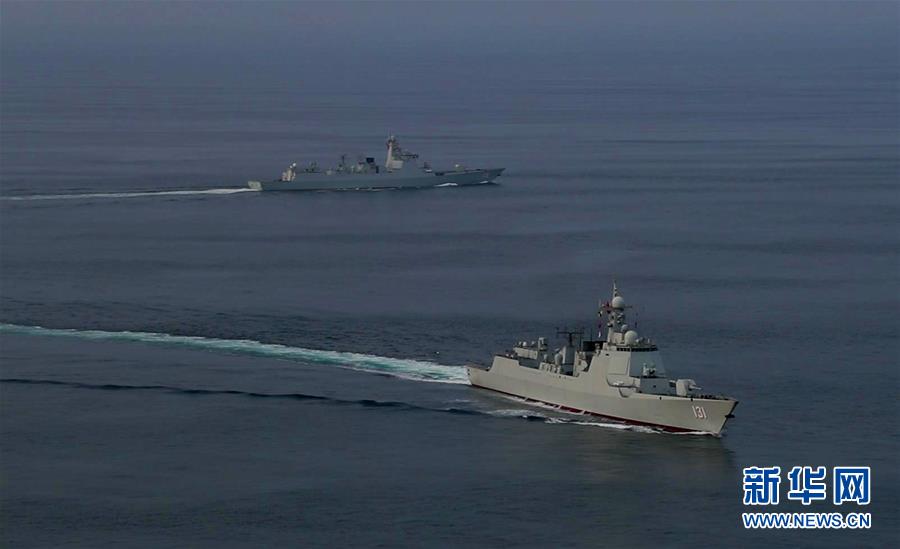 （國際）（1）中國海軍第35、36批護(hù)航編隊(duì)在亞丁灣完成任務(wù)交接