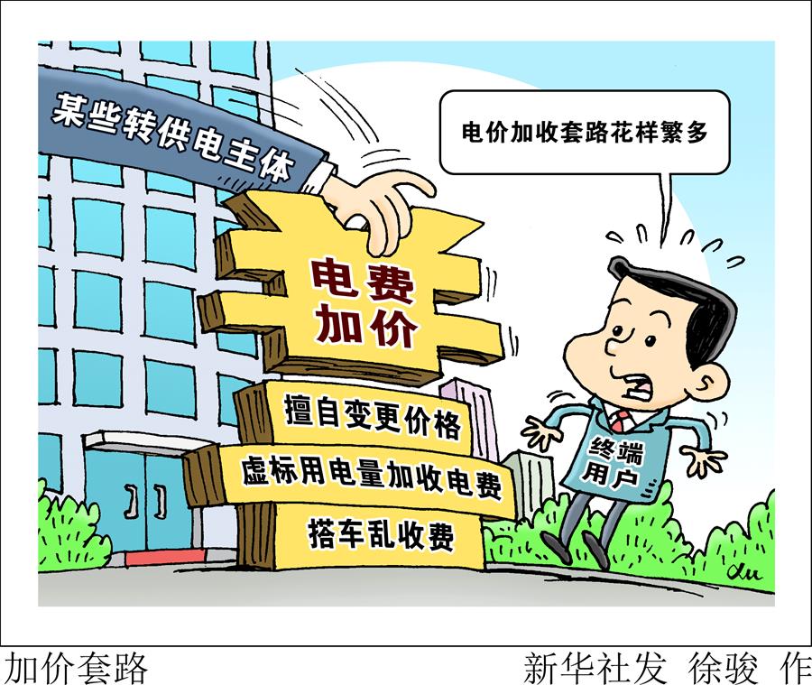 （圖表·漫畫(huà)）［新華視點(diǎn)·國(guó)務(wù)院大督查在行動(dòng)］加價(jià)套路