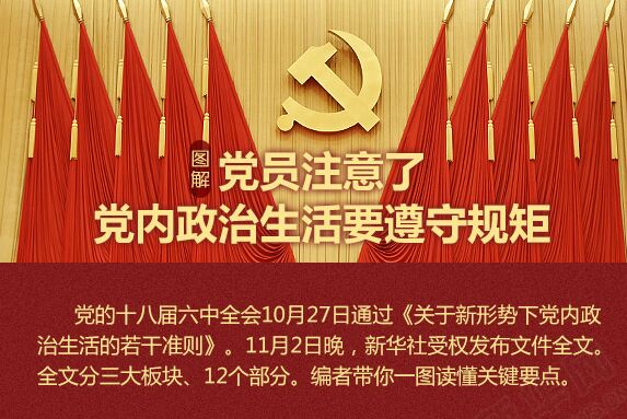 黨員注意了，黨內(nèi)政治生活要遵守規(guī)矩
