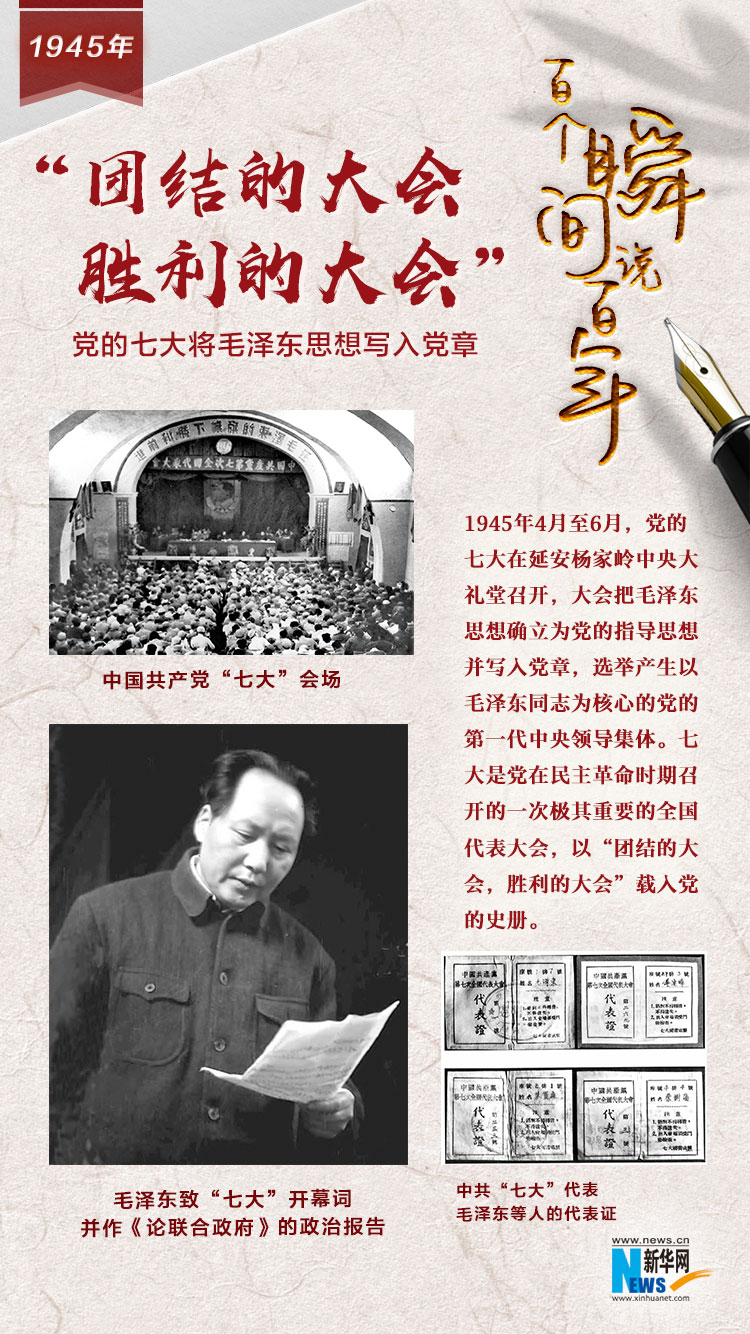 1945，“團(tuán)結(jié)的大會(huì)，勝利的大會(huì)”