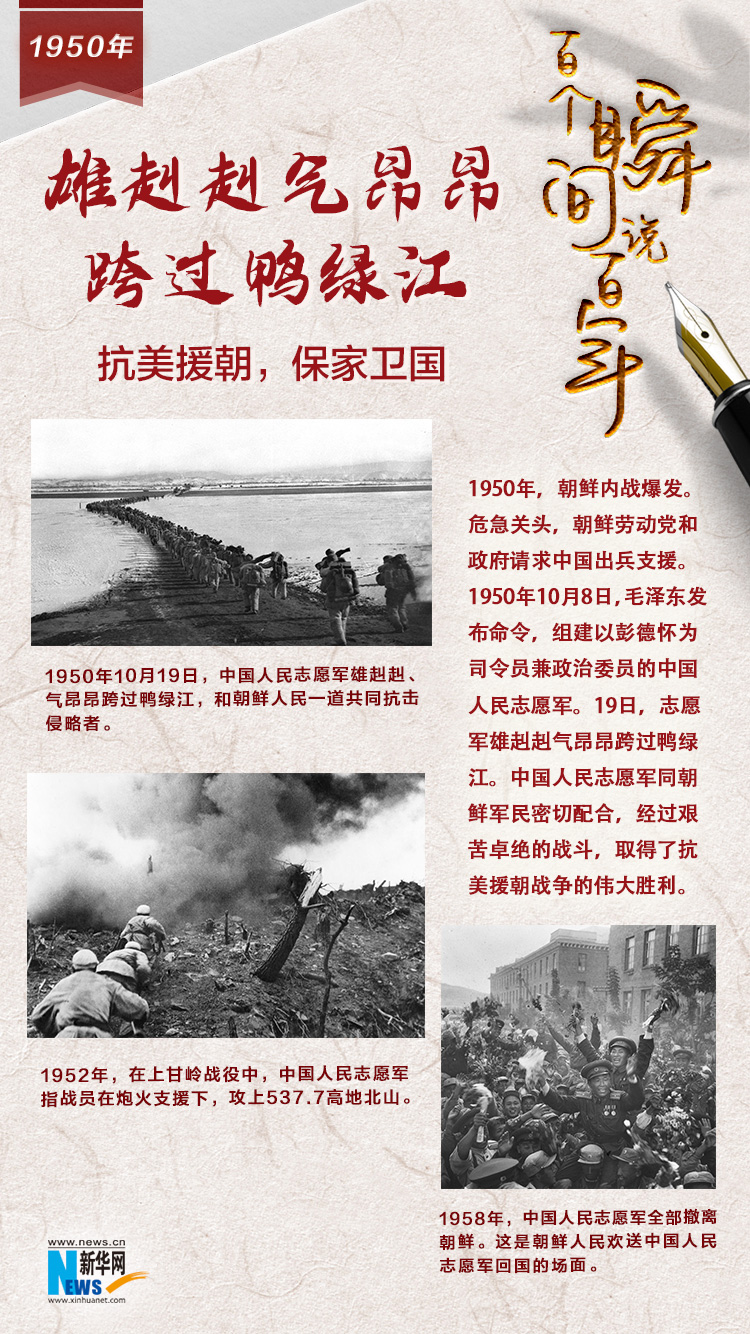 1950，雄赳赳氣昂昂跨過(guò)鴨綠江