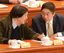 馮鞏、馮驥才出席政協(xié)全體會(huì)議
