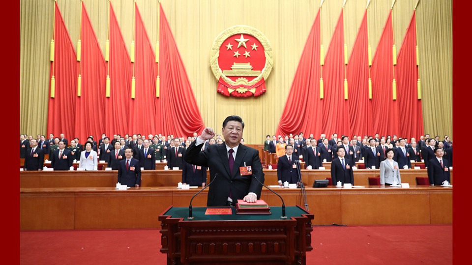習(xí)近平當(dāng)選國(guó)家主席、中央軍委主席