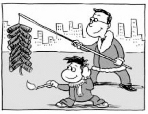 春節(jié)若遇霧霾，煙花怎么放？