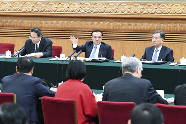 李克強參加安徽代表團(tuán)審議