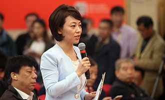 中央電視臺、中國國際電視臺記者提問
