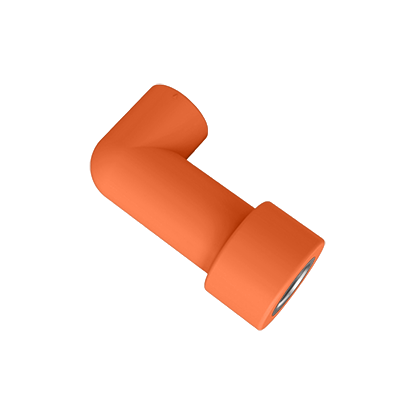 PP-R 橙優(yōu)/加長內(nèi)螺紋 90°彎頭（8cm）