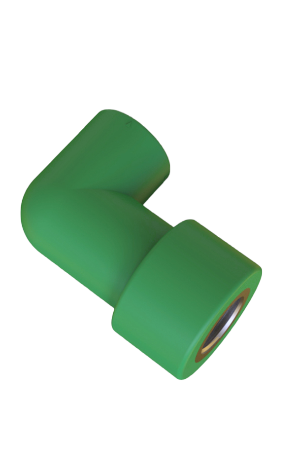 PP-R 家裝/家電保護(hù)內(nèi)螺紋 90°彎頭（6cm）