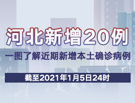 河北新增20例，一圖了解近期新增本土確診病例