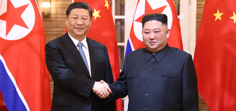 習(xí)近平同朝鮮勞動(dòng)黨委員長(zhǎng)、國(guó)務(wù)委員會(huì)委員長(zhǎng)金正恩舉行會(huì)談