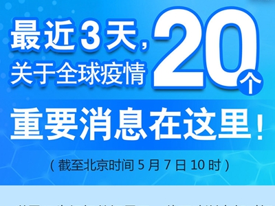 【圖解】最近3天，關(guān)于全球疫情20個重要消息在這里！