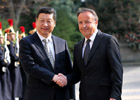 習(xí)近平會(huì)見法國(guó)參議長(zhǎng)貝爾